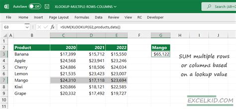 Using Formulas to Check Excel Values Across Columns