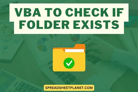 Check Folder Exists in VBA Code