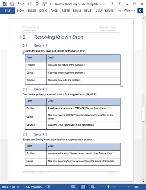 Check Template Troubleshooting Tips