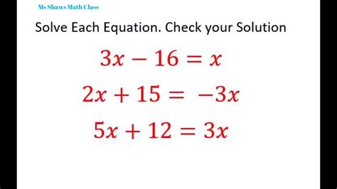 Check Your Solution