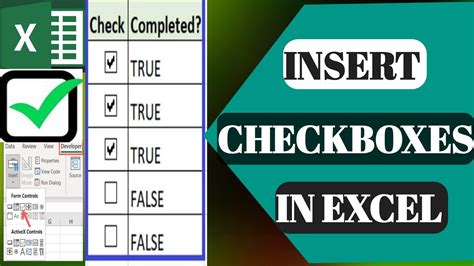 Checkbox Excel Example 1