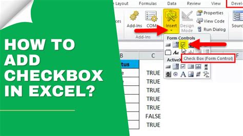 Checkbox Maker Excel