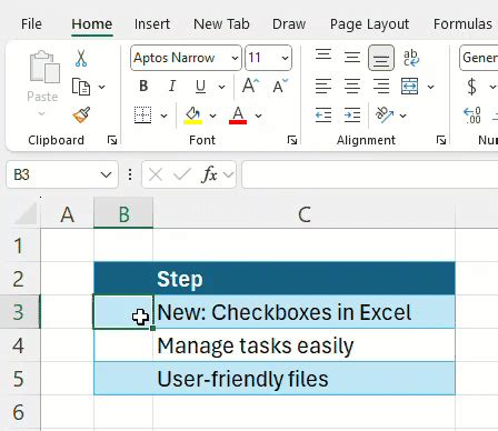 Checkboxes in Excel for Mac Best Practices