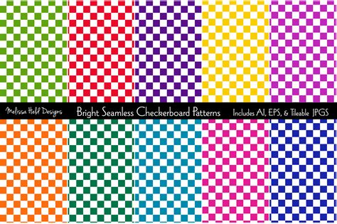 A checkerboard pattern used in a craft project