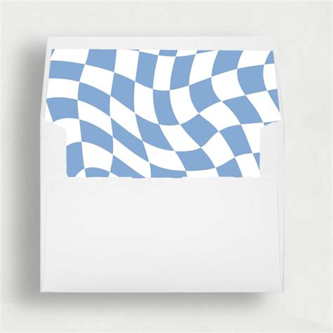 Checkered Envelope Liners