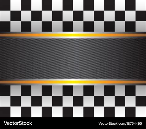 Checkered Flag Template Design