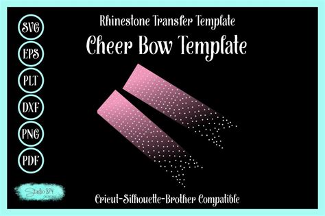 Cheer Bow Template Designs