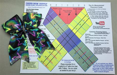 Cheer Bow Template Maker