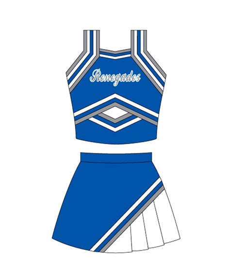 Cheer Uniform Template Design