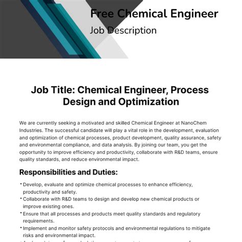 Chemical Engineering Template