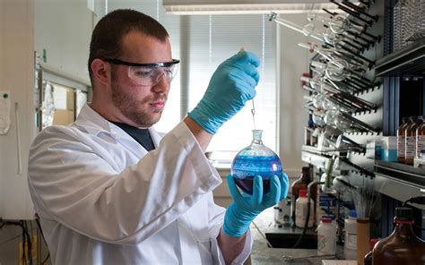 Chemists working in chemical engineering