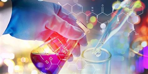 Chemists conducting chemical research