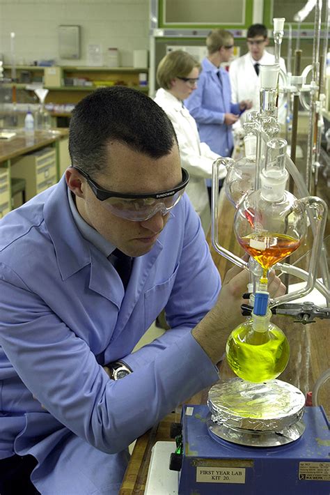 Chemist working in a laboratory