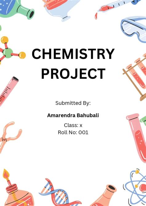 Chemistry Project Template