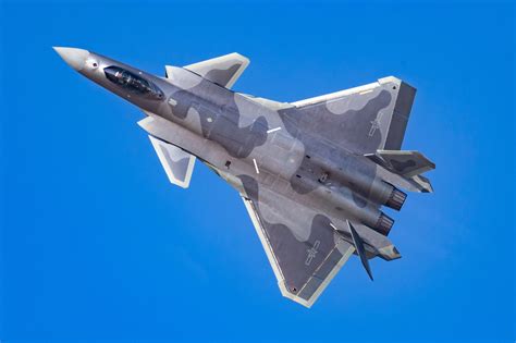 Chengdu J-20 on the runway