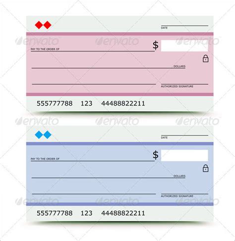 Cheque Template Design 9