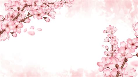 Cherry Blossom Background Template