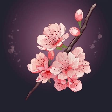 Cherry Blossom Digital Art