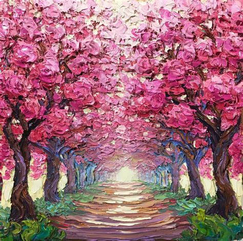 Cherry Blossom Painting