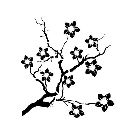 A unique template featuring a watercolor design of a cherry blossom tree