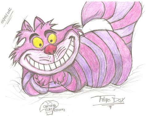 Cheshire Cat drawing