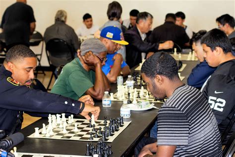 A photo of a chess community, highlighting the social aspect of the game and the opportunities to connect with fellow players.