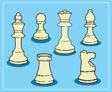 An illustration of the different chess pieces, highlighting their unique movements and capabilities.