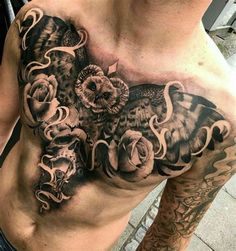 Chest tattoo art for men