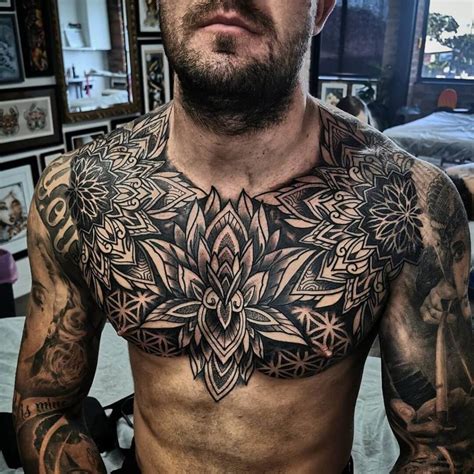 Chest tattoo styles for men