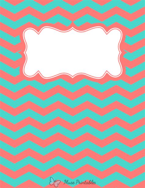 Chevron Binder Cover