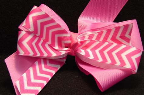 Chevron Hair Bow Template