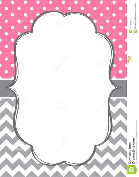 Chevron pattern border template for modern designs