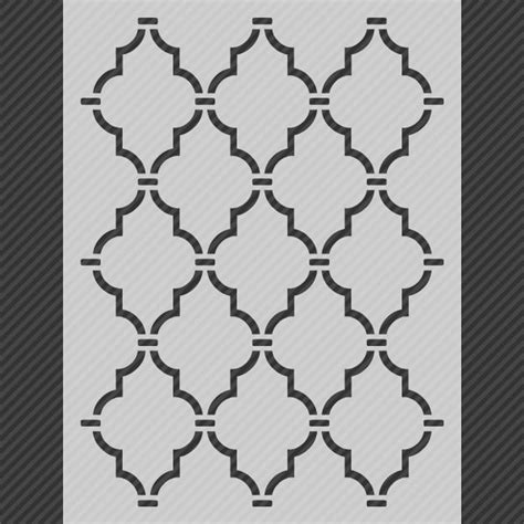 Chevron Printable Wall Stencil Design