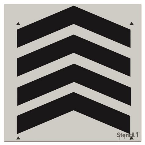 Chevron Stencil Design