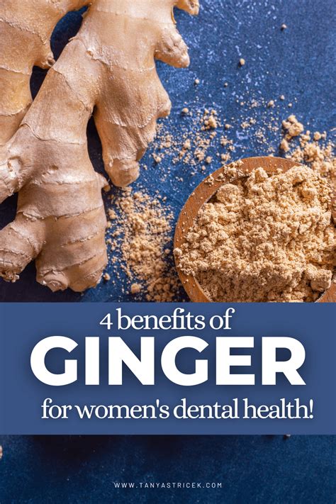 The benefits of fresh ginger for oral health