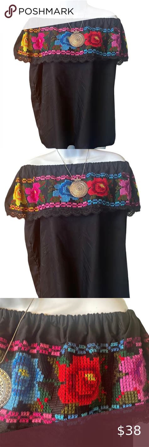 Chiapas Rose Embroidery Pattern