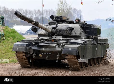 Chieftain Main Battle Tank in action