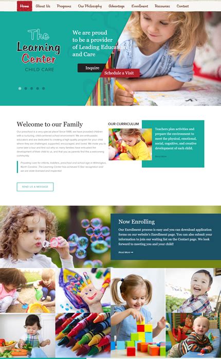 Childcare Website Design