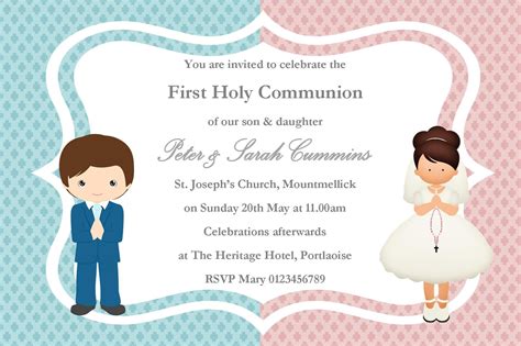 Children's First Communion Invitation Ideas