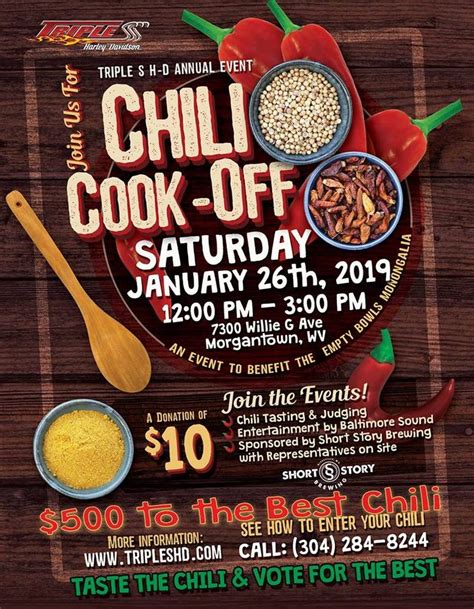 Chili Cook-Off Flyer Ideas