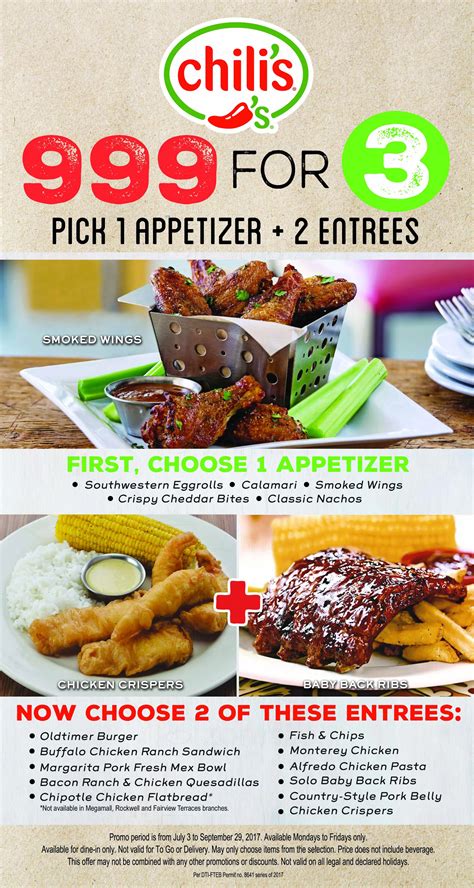 Chili's Menu Image 1