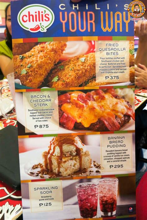 Chili's Menu Overview