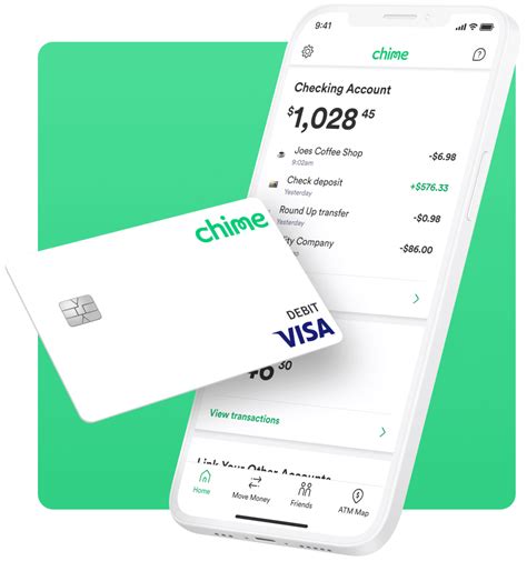 A screenshot of the Chime Bank mobile app