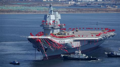 China's new aircraft carrier launching ceremony