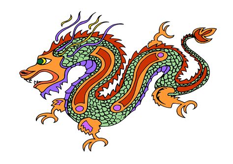 Chinese dragon clip art