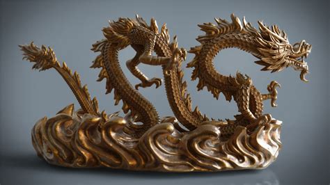 Chinese Dragon Sculpture