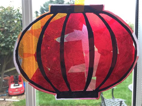 Chinese Lantern Craft Templates for Adults