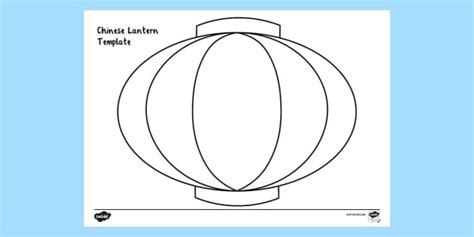 Chinese Lantern Template 11