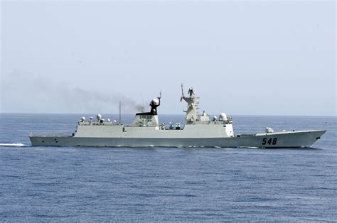 Chinese Warship in the Indian Ocean