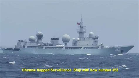 Chinese Warship in the East China Sea